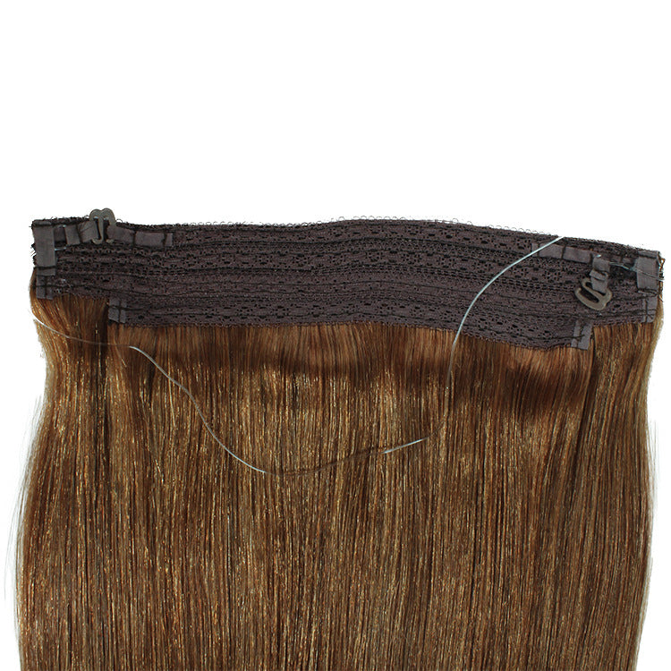 Straight Fish Line Human Hair Extension Invisible Hair For Women