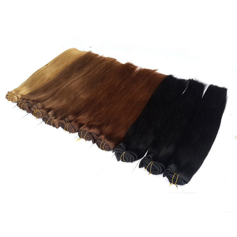 Wholesale Clip In Hair Extensions 100% Human Hair Silky Straight Clip In Hair Extension