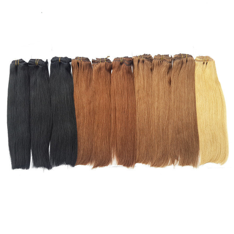 Wholesale Clip In Hair Extensions 100% Human Hair Silky Straight Clip In Hair Extension