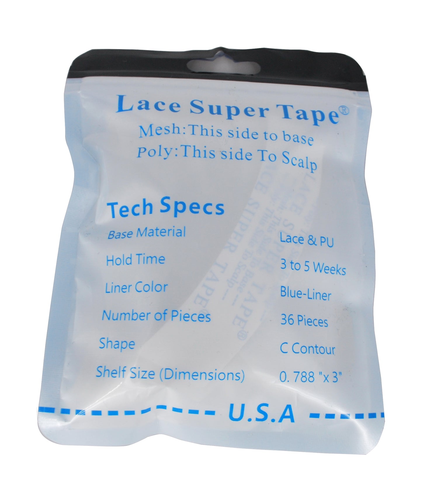 Lace Super Tape C Contour Shape Toupee Wig Used