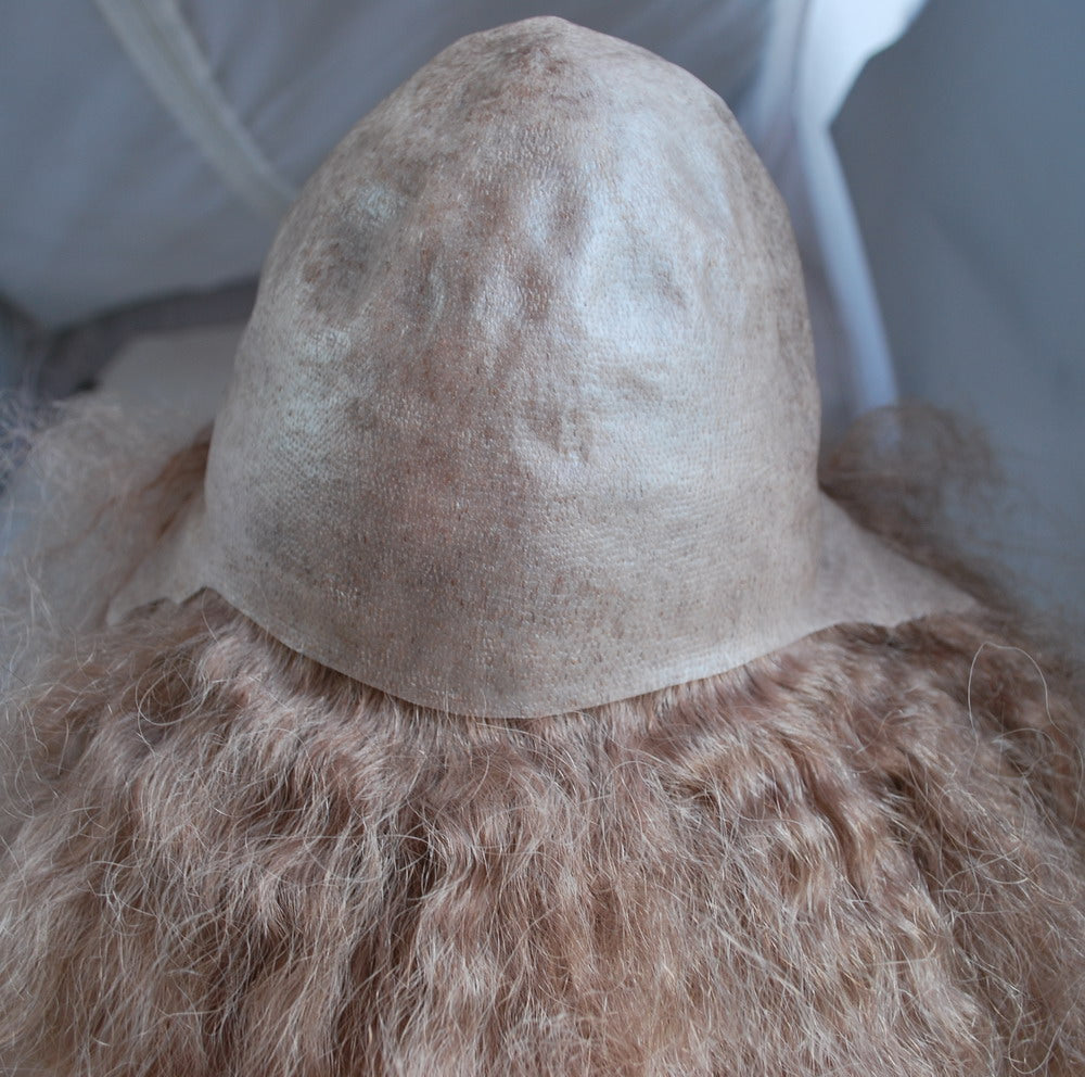 customized full wig all PU injection human hair wigs for women skin base suncolor hair