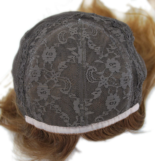 customize silk base topper human hair wigs for women suncolor hair