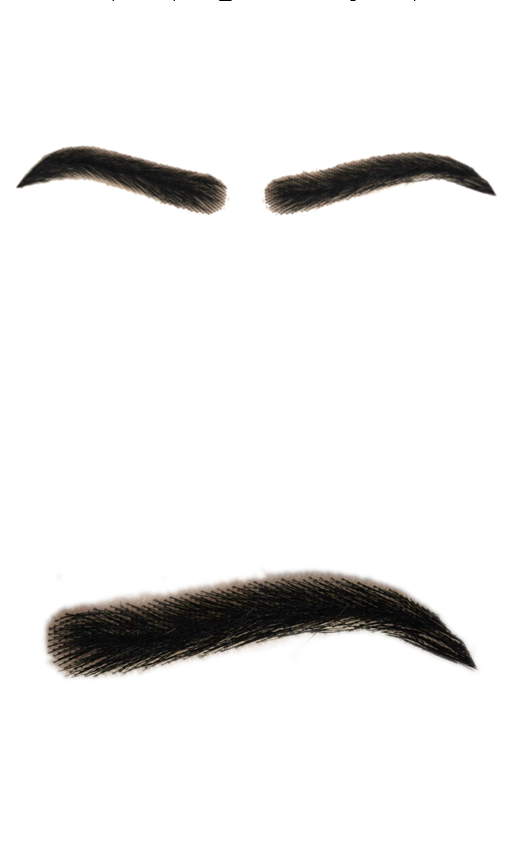 Lace Eyebrow Wig Hand Made False Eyebrows Human Hair Lace Eyebrow Extensions For Men F