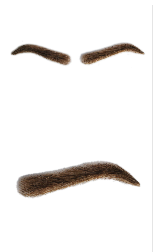Lace Eyebrow Wig Hand Made False Eyebrows Human Hair Lace Eyebrow Extensions For Men F