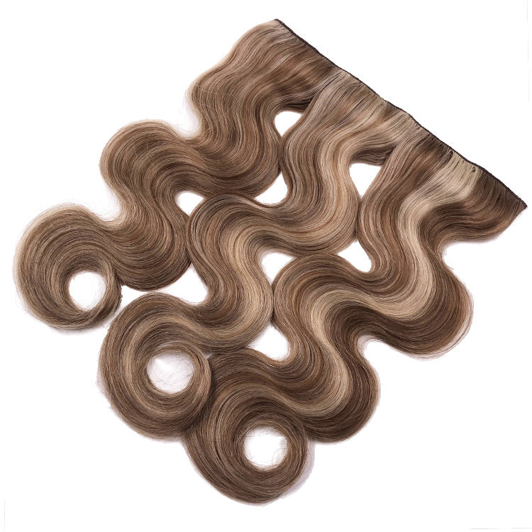 Invisible Wire Clips In Hair Extension Secret Fish Line Hairpiece Body Wave Human Hair Extension