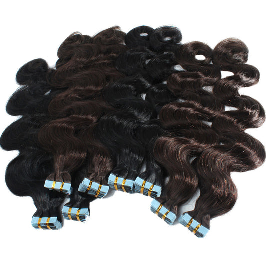 Body Wave Human Hair Tape In Extension Hair Style Double Drawn Strong Adhesive Tape Human Hair Extensions For Salon
