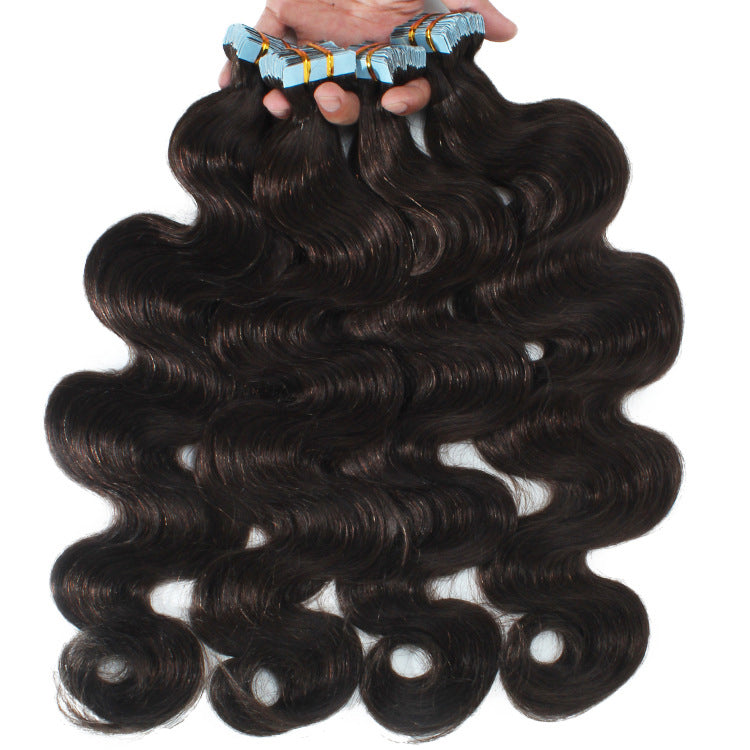 Body Wave Human Hair Tape In Extension Hair Style Double Drawn Strong Adhesive Tape Human Hair Extensions For Salon