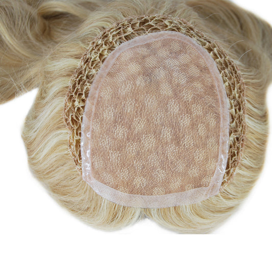 Customized topper wig for women French lace with integration 100% human hair women wig