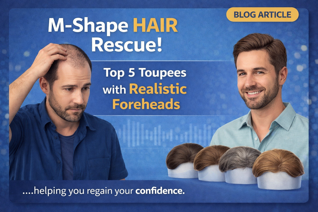 M-Shaped Hair Loss Rescue! Top 5 Toupees with Realistic Foreheads