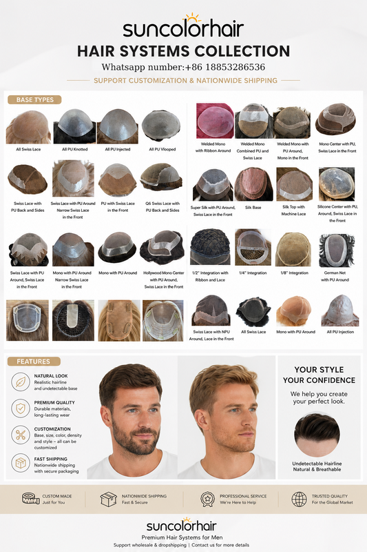 How to Choose the Right Hair System Base: A Complete Guide for Men
