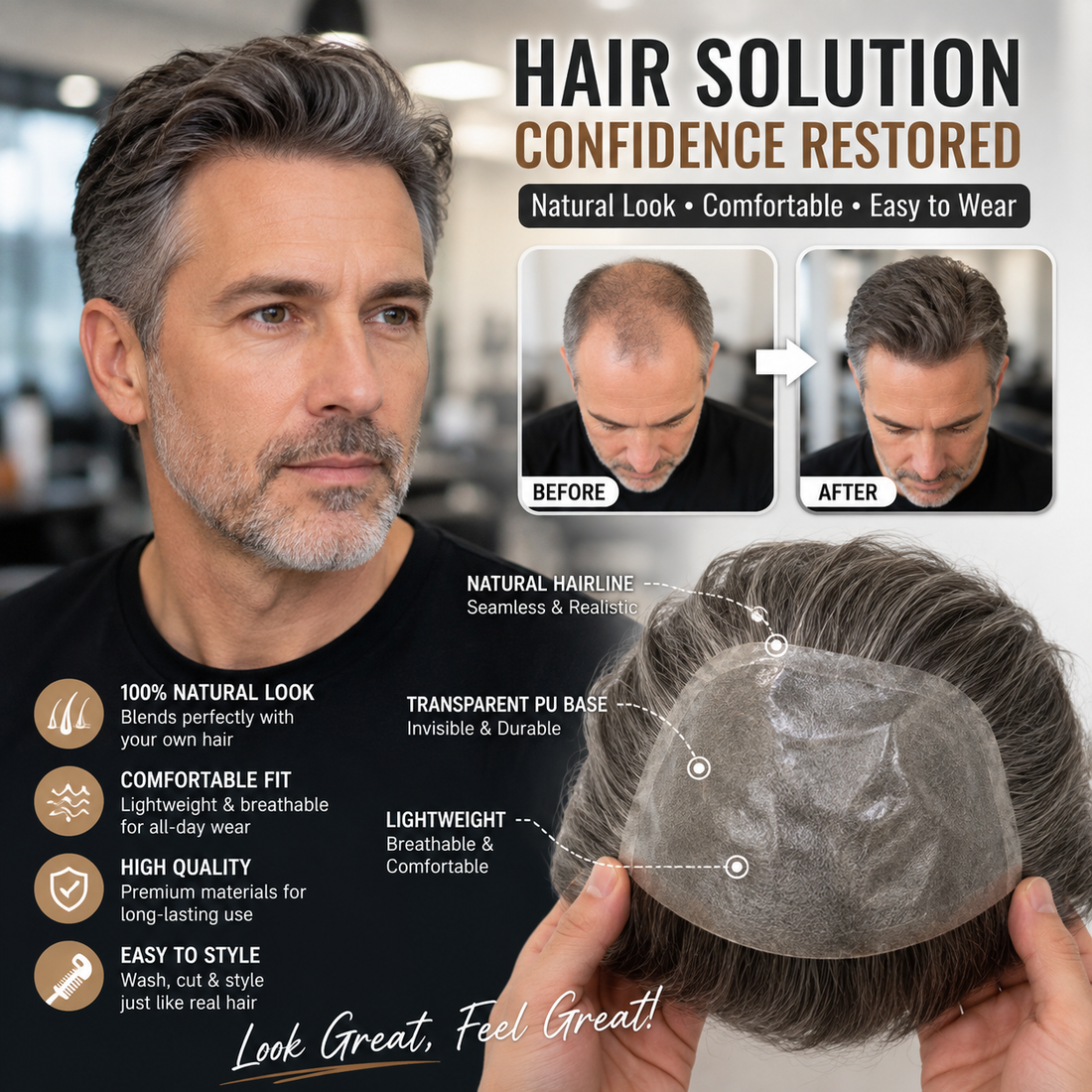 Can People Tell You're Wearing a Toupee?