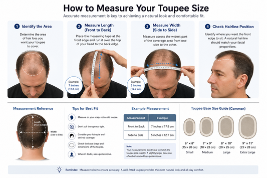 How to Measure Your Toupee Size: A Simple Step-by-Step Guide