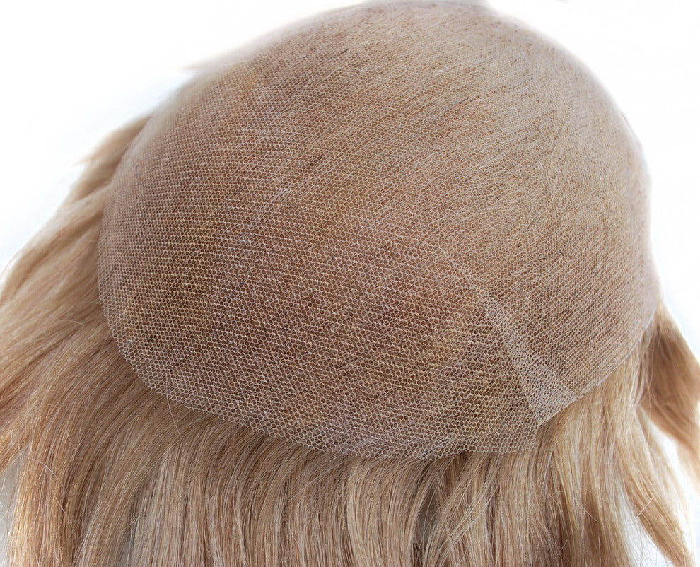 How to install the men's hair toupee
