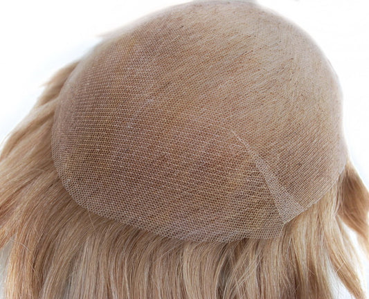 How to install the men's hair toupee
