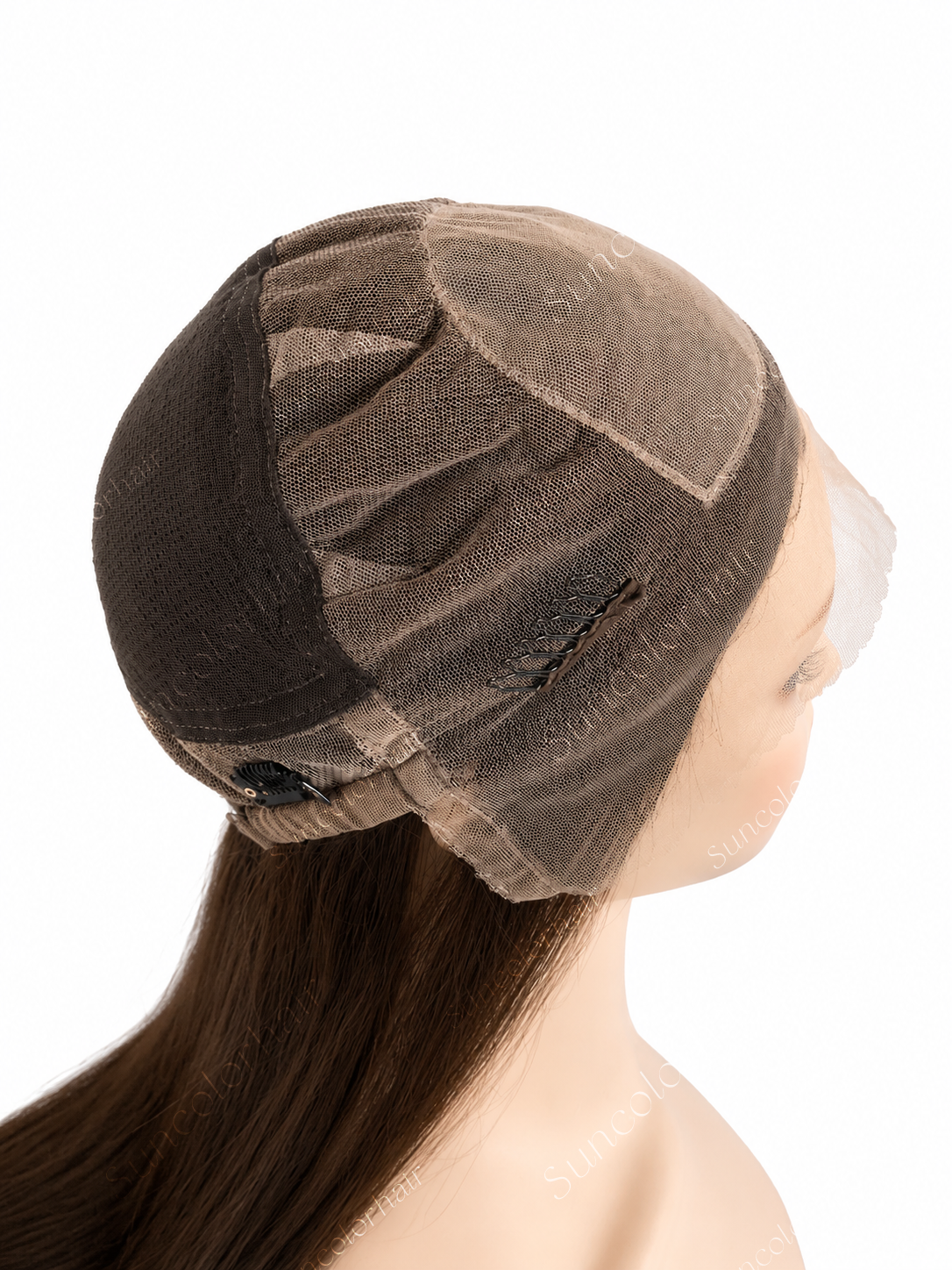4X4 silk top full lace wig for women natural hairline breathable full lace cap human hair 601