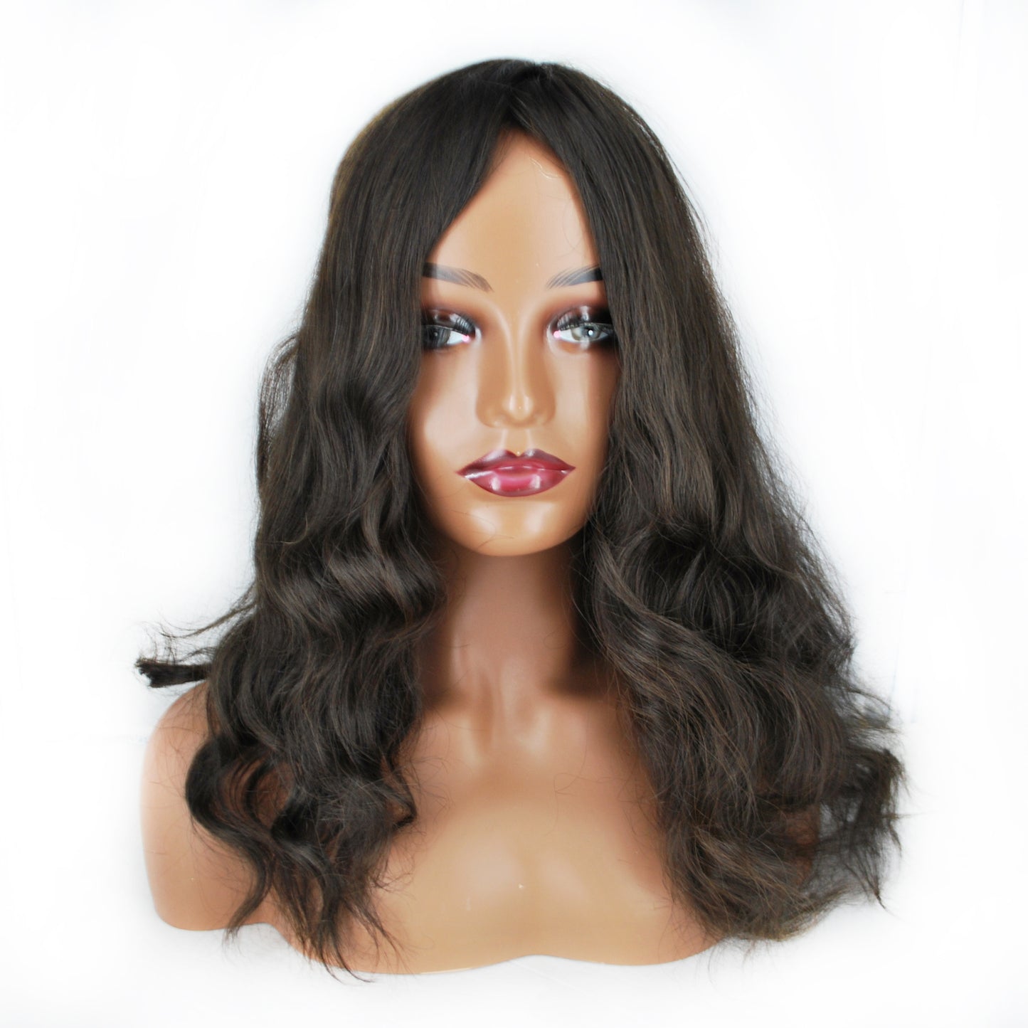All french lace topper wig for women customized topper brown human hair