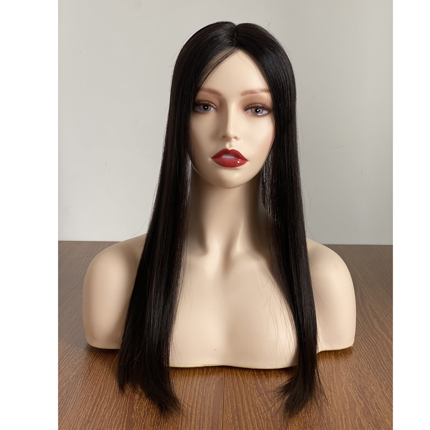 5x6 Mono topper wig for women straight human hair topper virgin hair loss