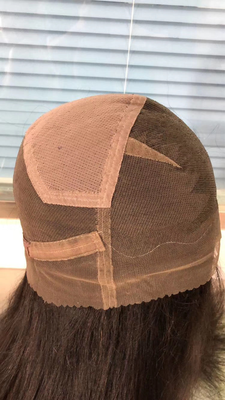 Full Lace Wig for Women natural hairline breathable full lace cap human hair 602