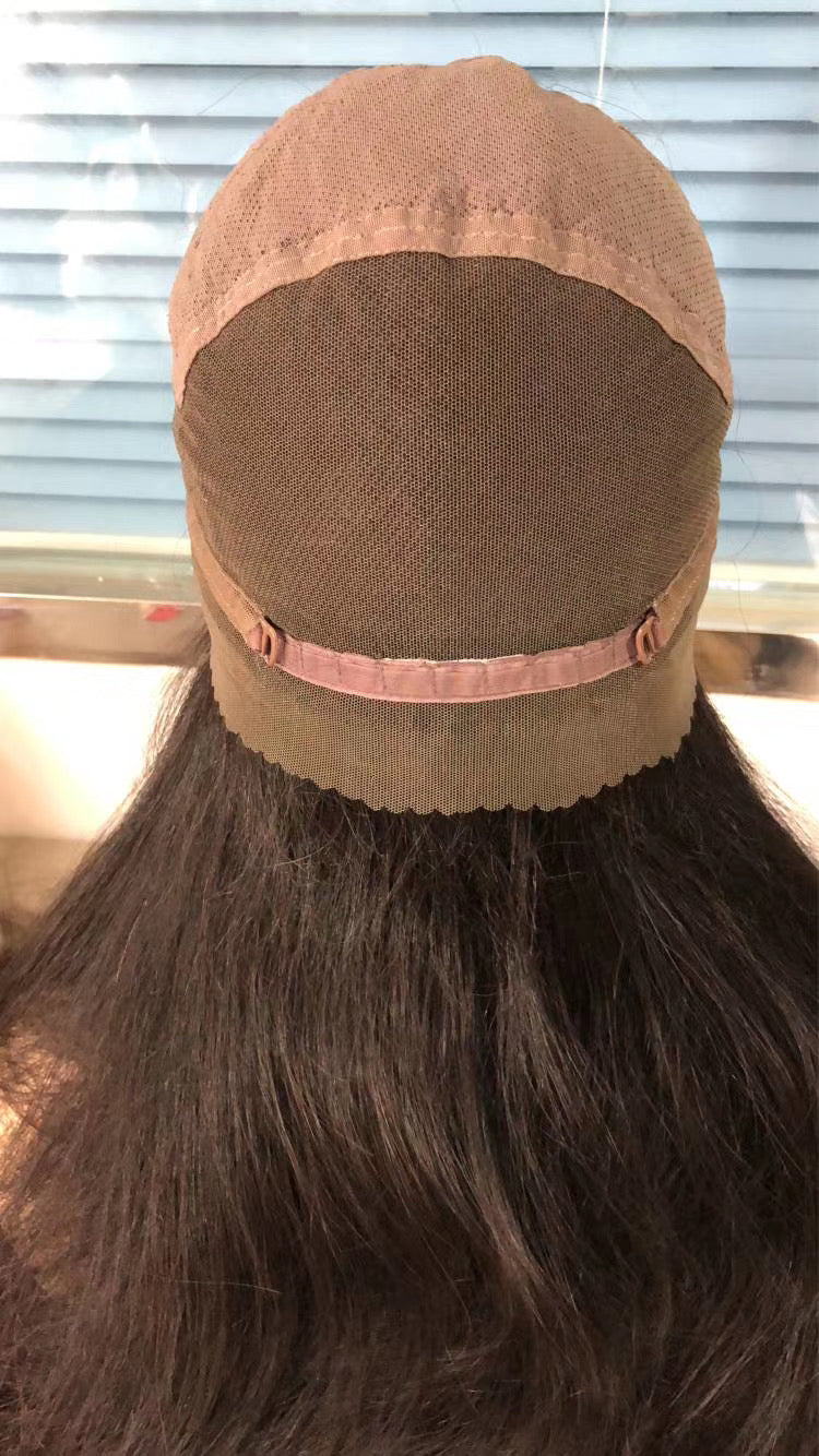 Full Lace Wig for Women natural hairline breathable full lace cap human hair 602