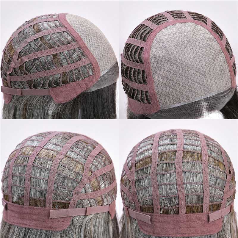 Synthetic Wavy Bob Wig – Mono Top, Short Layered Style (Ombre Blonde)