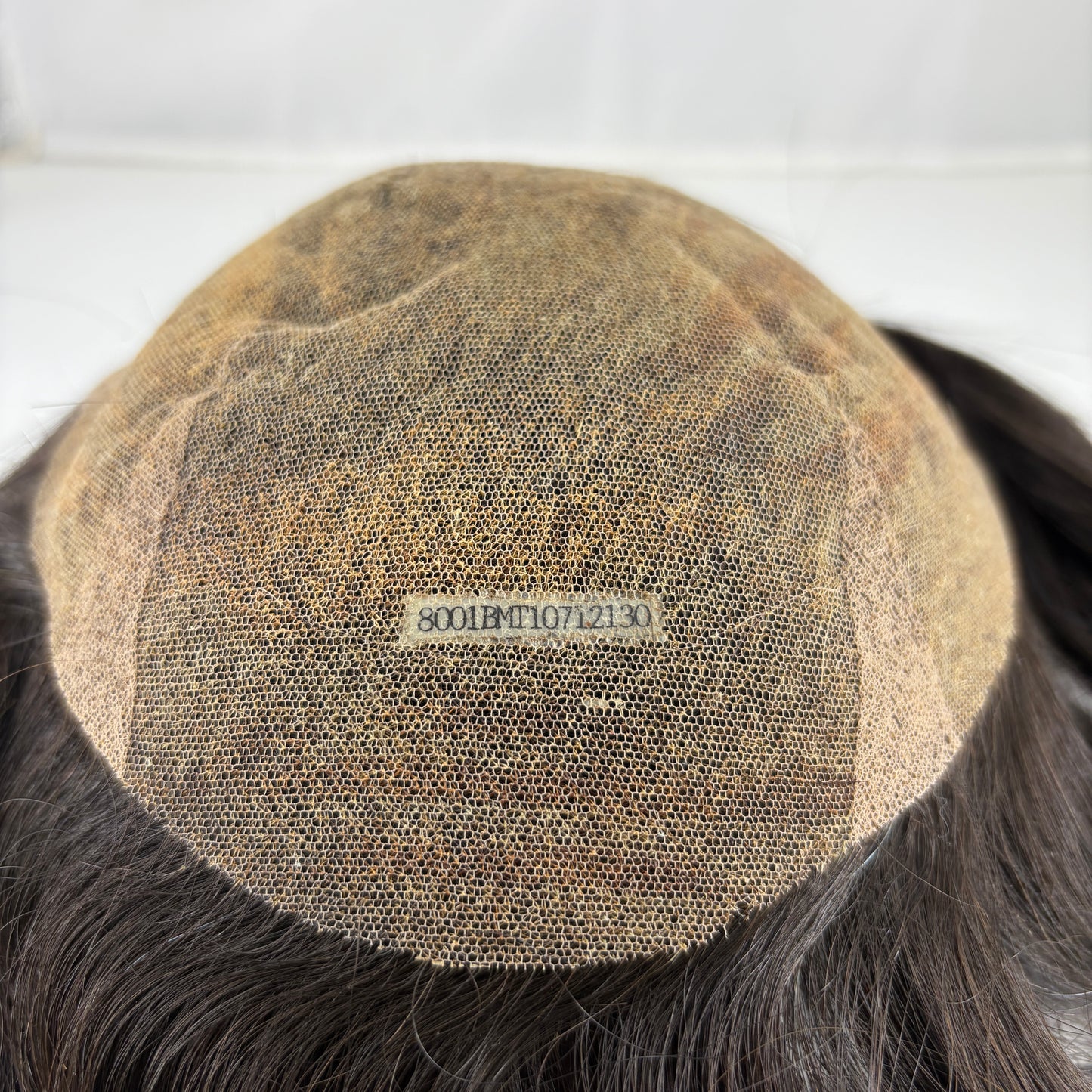 Clearance #1B Natural Black hair system for men all French lace 8.5x7.5" hair system for men