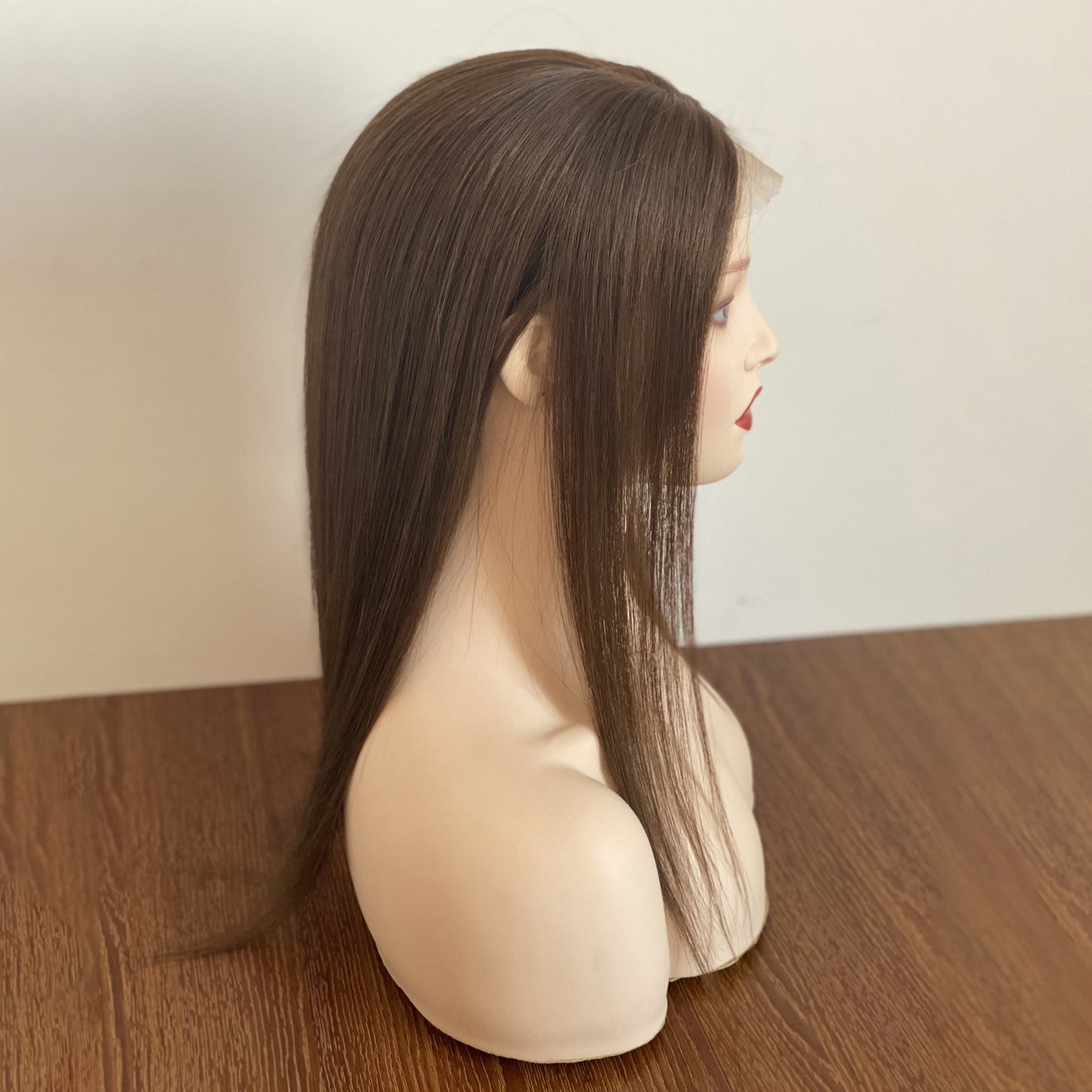 silk base with weft 5.5x5.5 topper wig for women lace front topper with weft back human hair