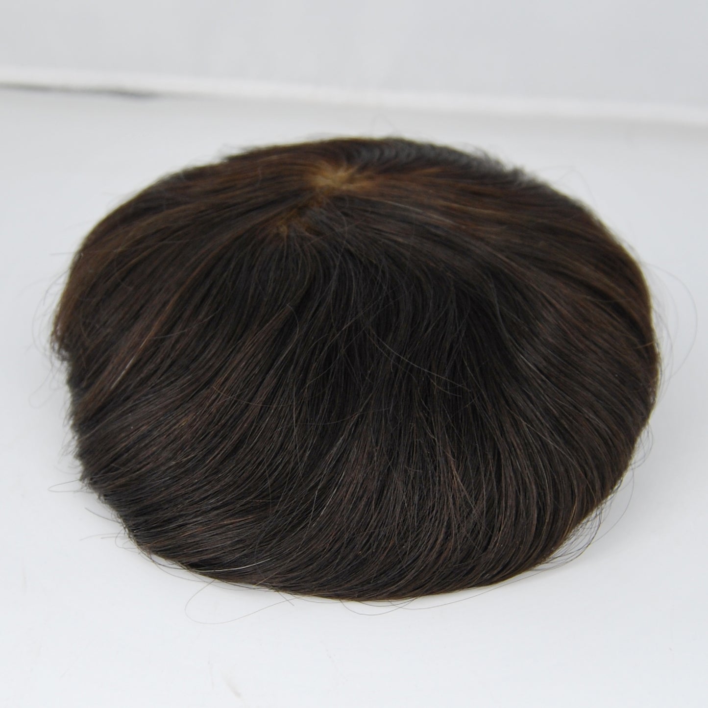 Clearance toupee natural black 8*5“ prosthesis for men bleach all French lacemen's hair replacement