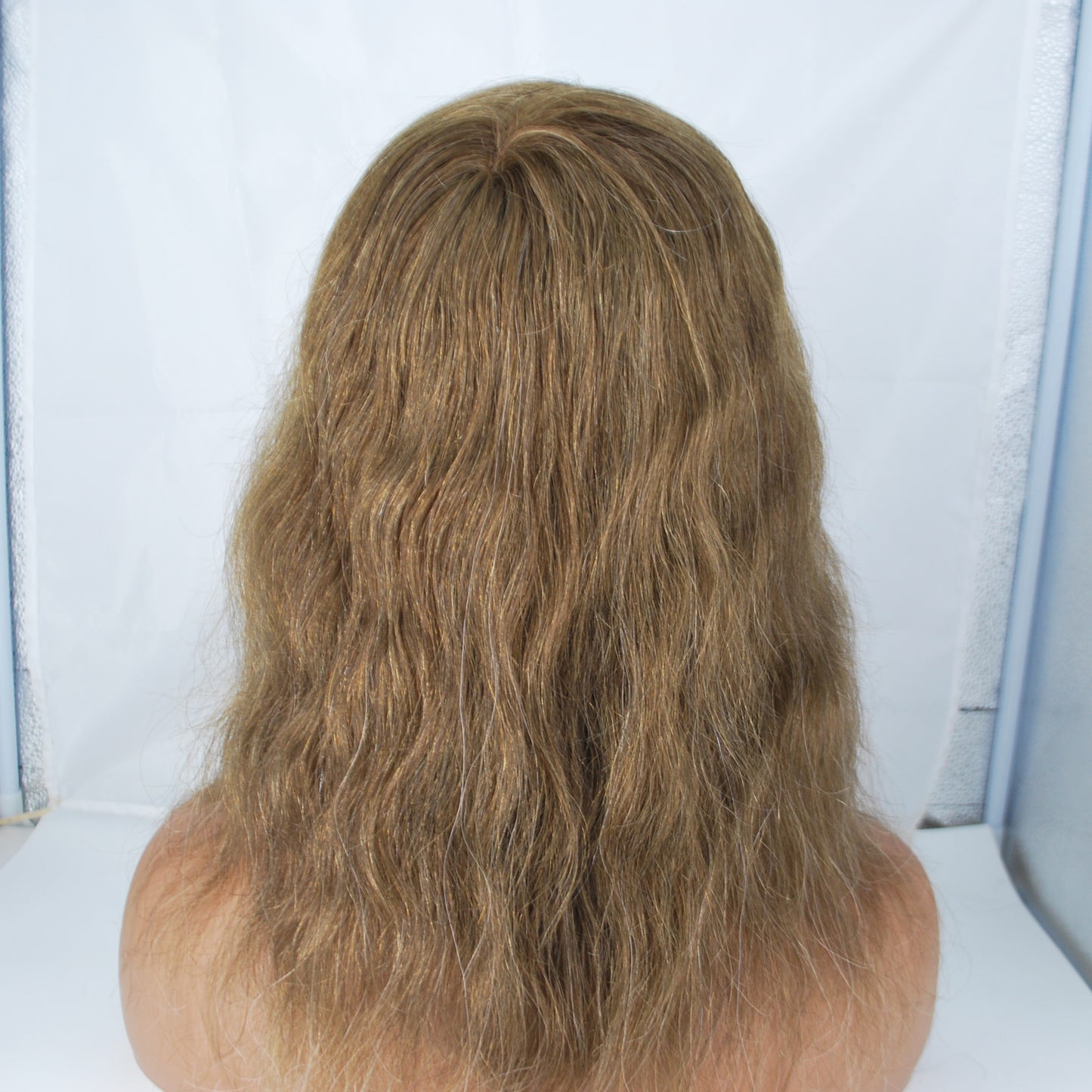 Clearance #5 Light brown hair system for women French lace with full poly to edge 11x10" hair system for women