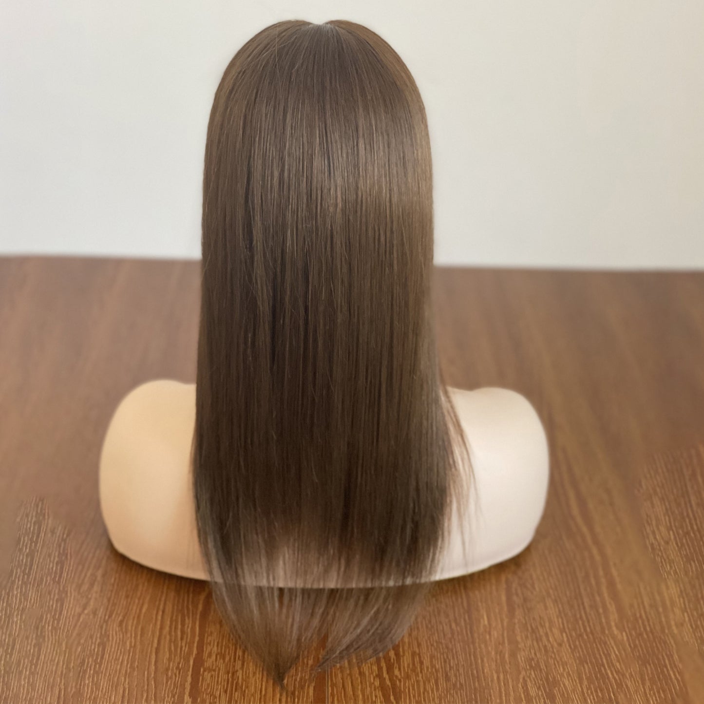 silk base with weft 5.5x5.5 topper wig for women lace front topper with weft back human hair