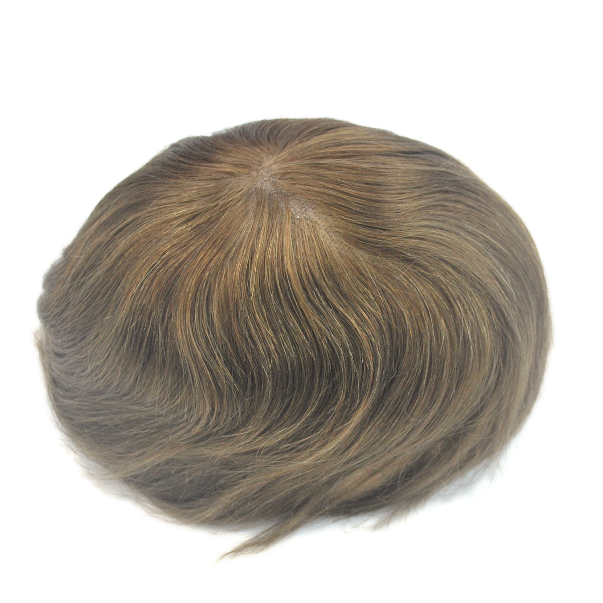 #5 Light brown mens wig French lace with PU around toupee for mens hair