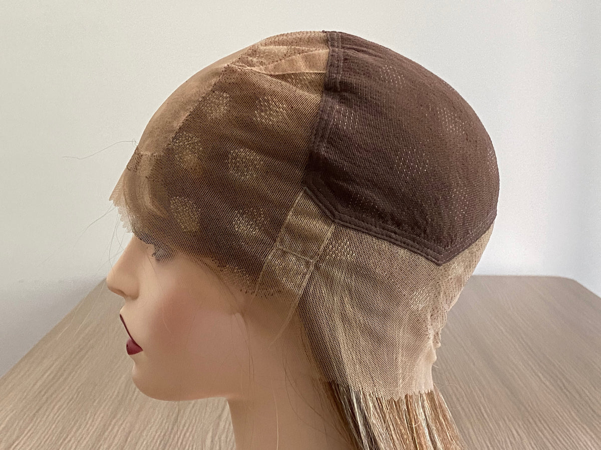 4X4 silk top full lace wig for women natural hairline breathable full lace cap human hair 601
