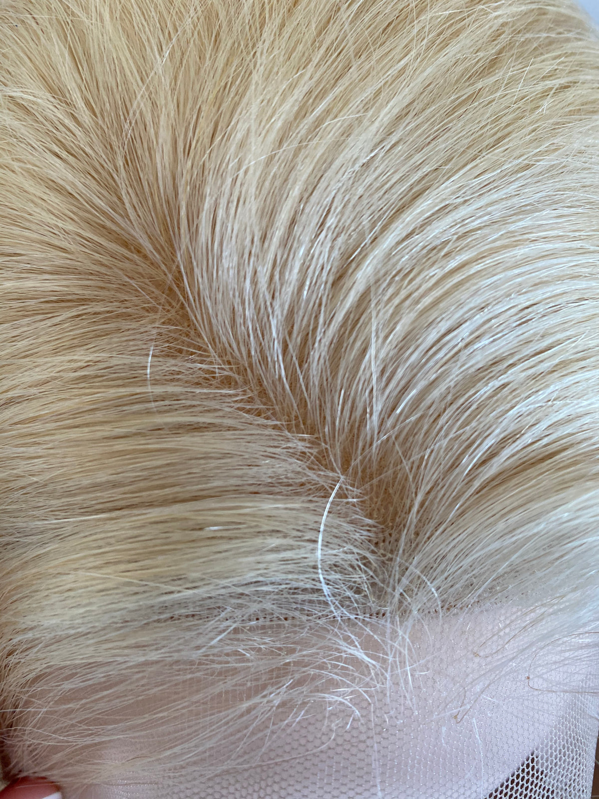 Full Lace Wig for Women natural hairline breathable full lace cap human hair 602