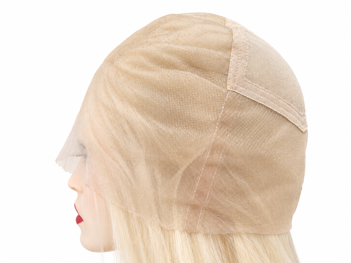 4X4 silk top full lace wig for women natural hairline breathable full lace cap human hair 601