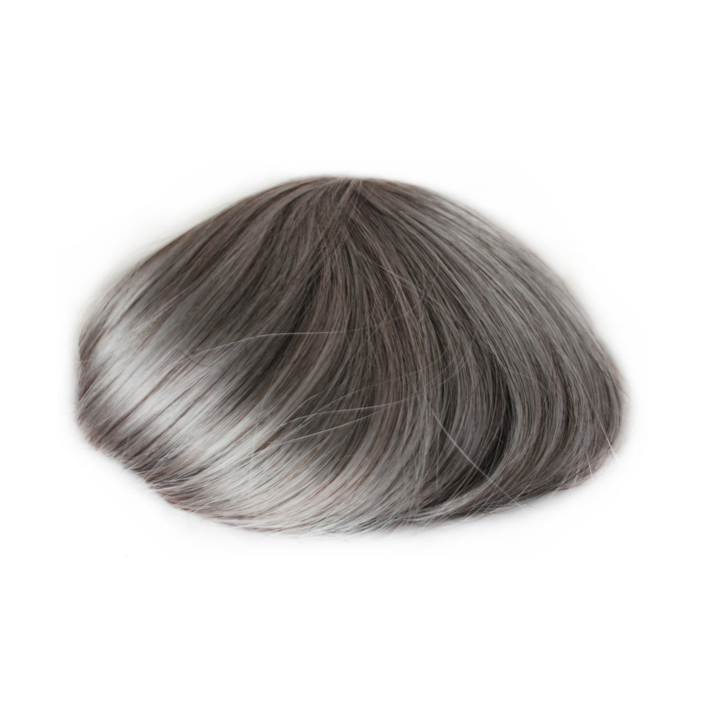 men hair piece hair system all swiss lace #380 grey mixed men toupee with grey hair swiss lace with PU