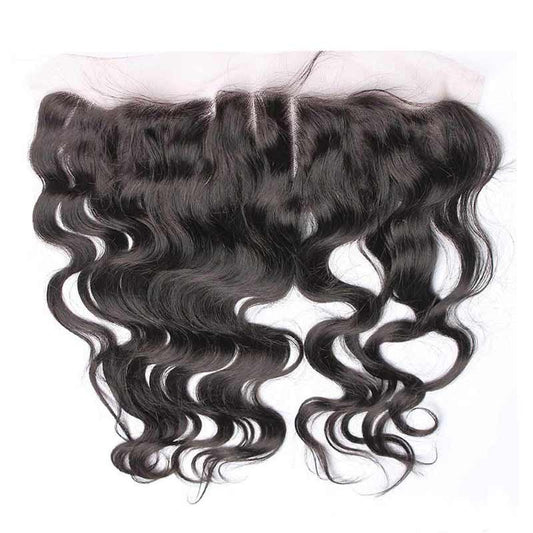 Lace Frontal 13x6 Transparent Lace Frontal Closure Brazilian Hair Pre Plucked 100% Human Hair Lace Frontal 13x4