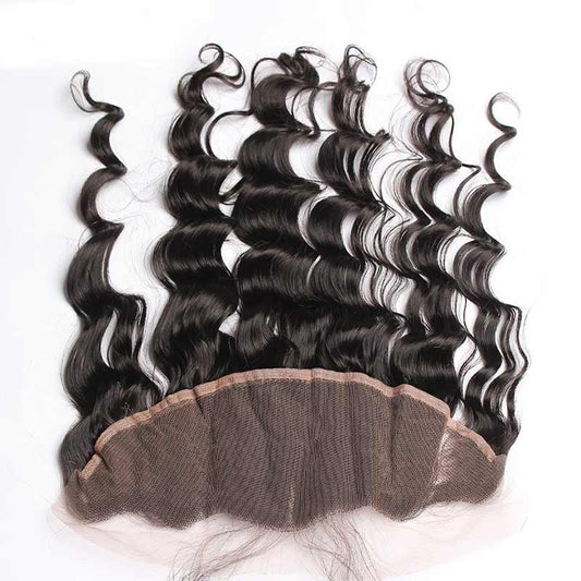 13X6 Transaprent Lace Frontal Loose Wave 13X4 Lace Closure Frontal Only Human Hair 10-20 Inch Brazilian Hair