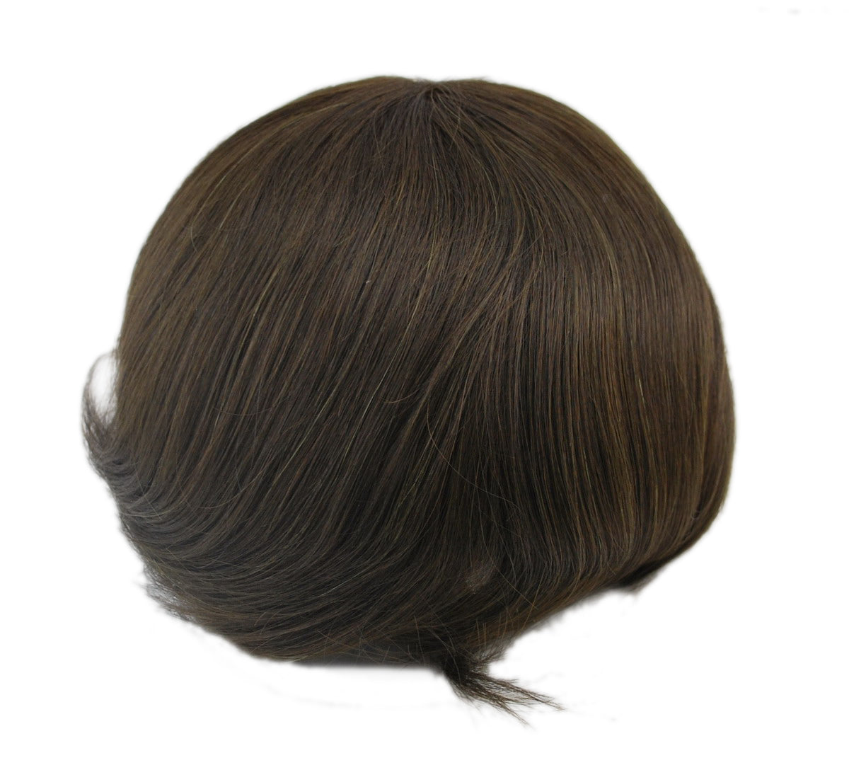 mens hair systems #3 ash brown prosthesis for men French lace with PU back and sides men wig