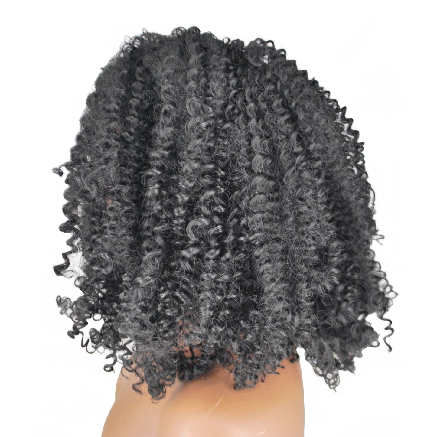 Black Afro Kinky Curly Headband Wig for Black Women Non lace Wig Easy to Install Daily Use