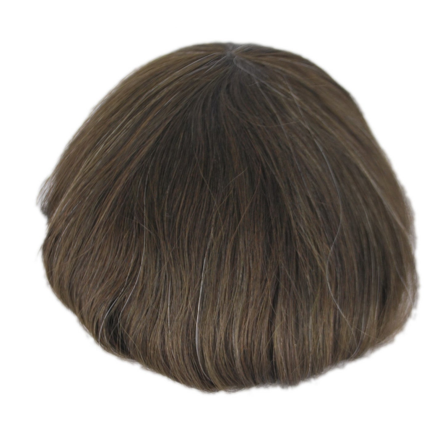 Ash Brown #310 Toupee With Grey Hair Hair System For Men Lace With PU Hair Replacement